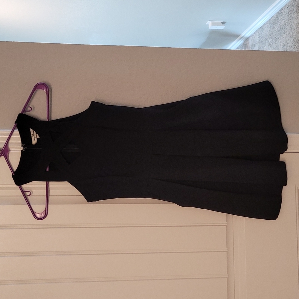 Black romper with pockets